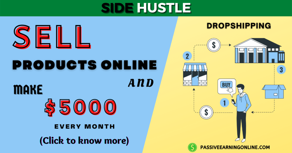 what is dropshipping, how to make money from dropshippping, passiveearningonline