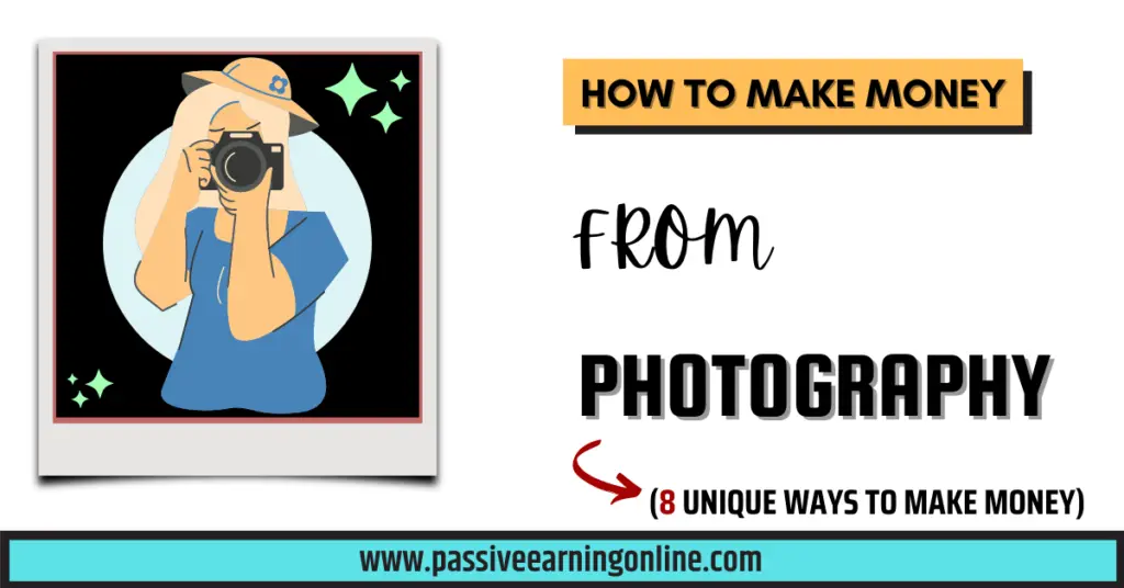make money online from photography, side hustle